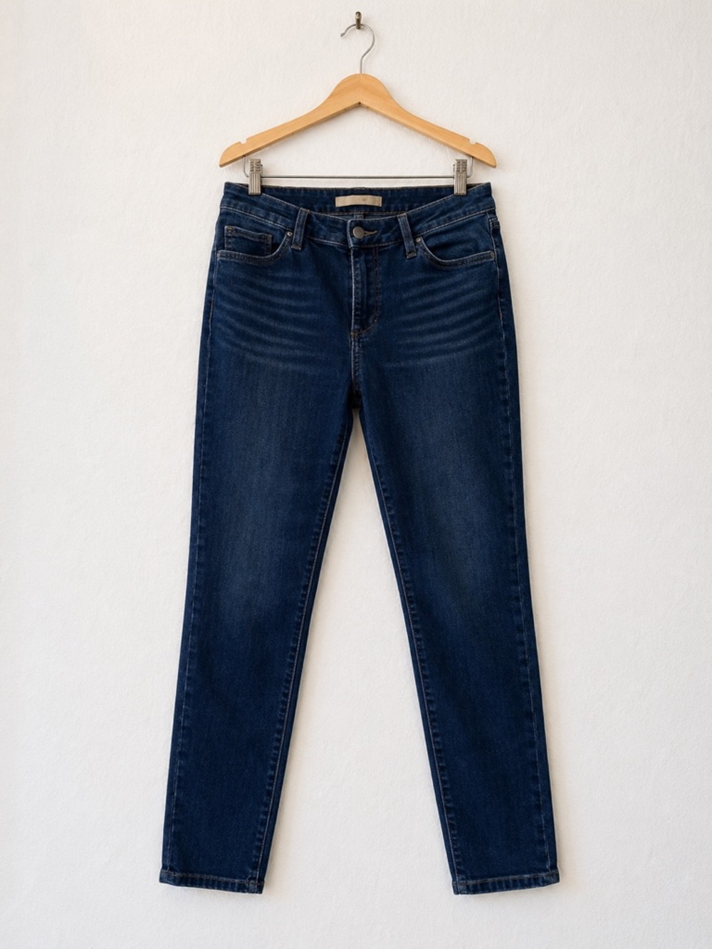 Joe’s Jeans Womens 31 Blue Skinny Jeans Mid Rise Stretch Classic Denim